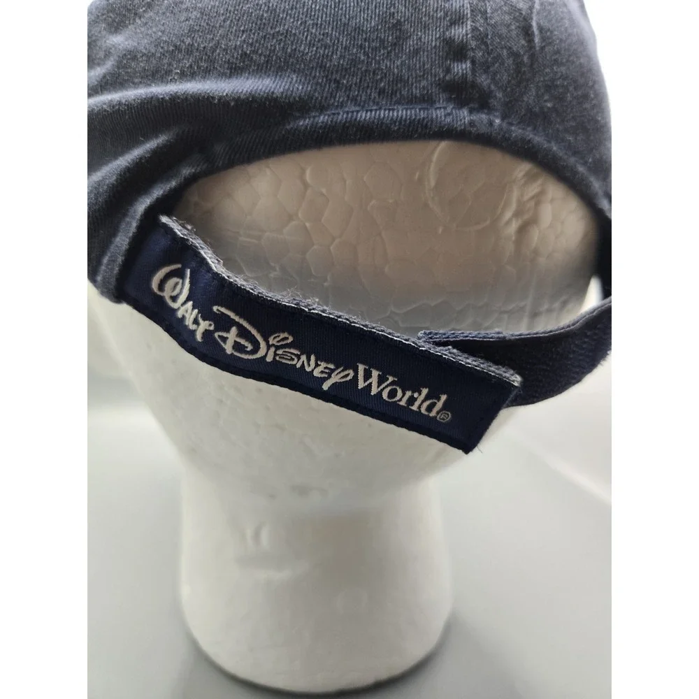 Vintage Mickey Mouse Walt Disney Navy Blue‎ Embroidered Adjustable Hat Cap